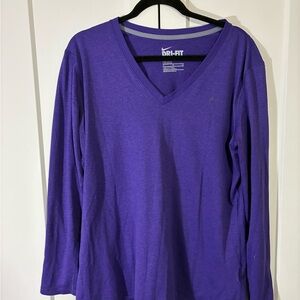 Nike Purple Long Sleeve Tee
